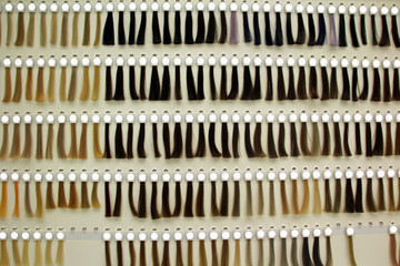 farbpalette haarsträhnen