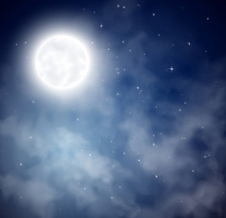 Obraz na płótnie Canvas Tle nocnego nieba