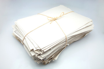 papeles empaquetados