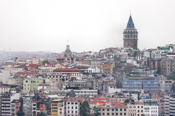 Fototapeta na wymiar Istanbul, Galataturm, Turk