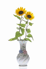 Sonnenblumen in Vase