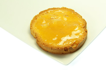 Toast with honey