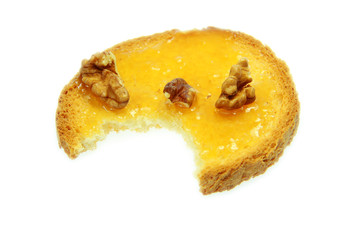 Toast with honey