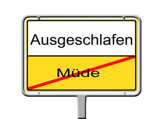 Schild für und dagegen