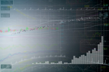 Business chart - icons background