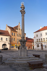 Fototapeta na wymiar Hrazdovice square