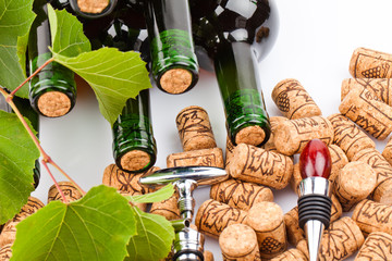wine bottles