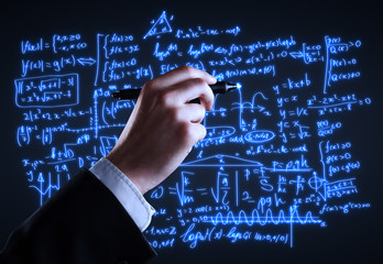 hand drawing formulas