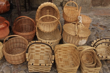 Cestas de mimbre