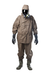Man in Hazard Suit