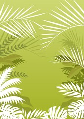 tropical palm background