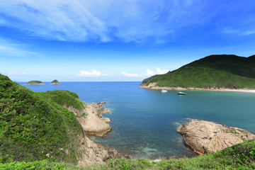 Fototapeta na wymiar beach in Hong Kong