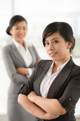 Confident businesswoman