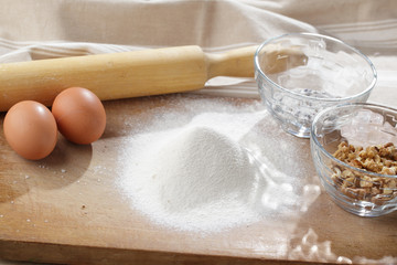 Ingredients for cookies