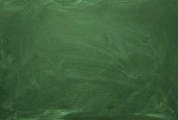 Blank green chalkboard with copy space
