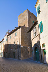 Fototapeta na wymiar Ul. Tuscania. Lacjum. Włochy.