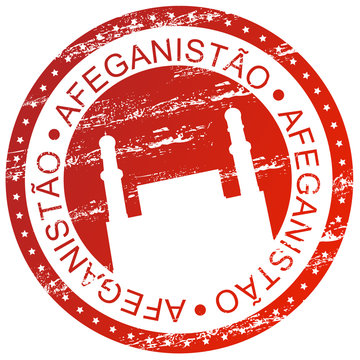 Carimbo - Afeganist&atilde;o, mesquita