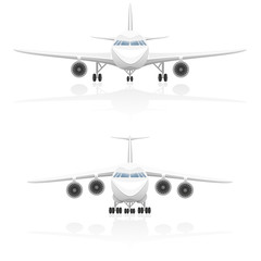 airplane vector illustration