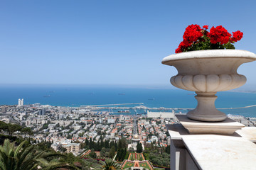 Sea view of Haifa,Israel