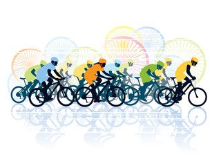 Obraz premium Bike race