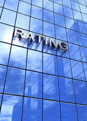 Blaue Fassade - Rating 2