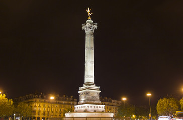 Fototapeta na wymiar Place de la Bastille, Paris