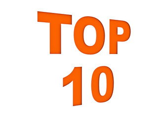 Top 10 word 3d render