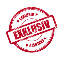 Stempel "Exklusiv"