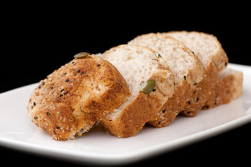 Fresh wholewheat bread