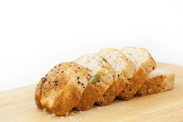 Fresh wholewheat bread