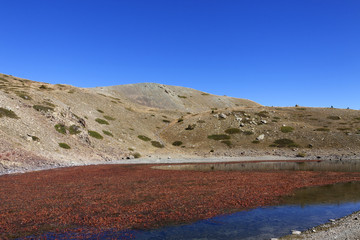 Site, black lakes and Gignoux,  France