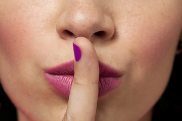 young ladys lips