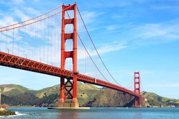 Cercles muraux Pont du Golden Gate Golden Gate Bridge in San Francisco, California, USA