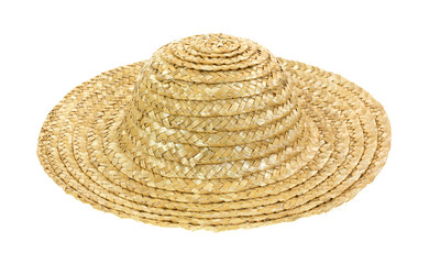 Fototapeta na wymiar Old straw hat