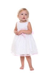 portrait of pretty baby girl