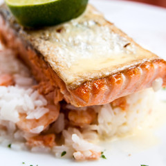 grilled salmon