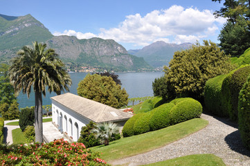Villa Melzi in Bellagio town at the famous Italian lake Como