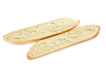 demi-baguette cut in half