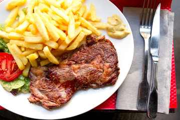 juicy steak beef