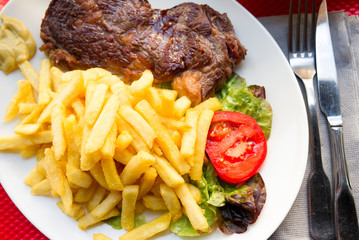 juicy steak beef