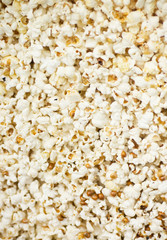 Salted popcorn background