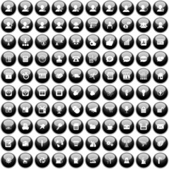 business and office icon set