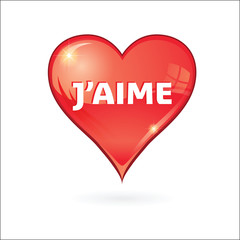 coeur - j'aime, je like, +1