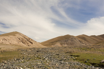 Fototapeta na wymiar Góry Ałtaj w lecie. Mongolia