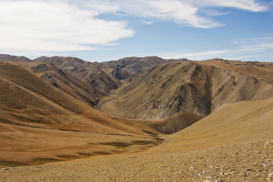 The hills in the desert, altay mountain