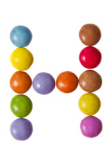 Schokolinsen ABC - H