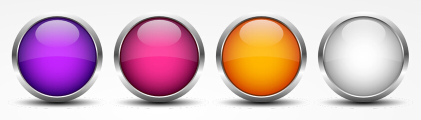 Vektor Buttons Blanko