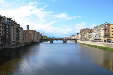 Fototapeta premium Arno river. Florence, Italy