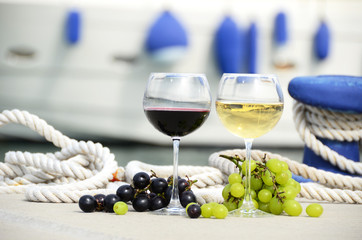 Pair of wineglasses