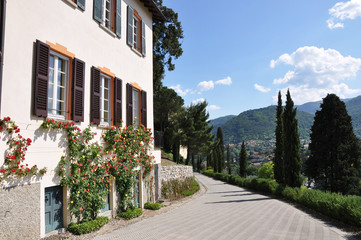 Fototapeta na wymiar Park of Villa Serbelloni in Bellagio 